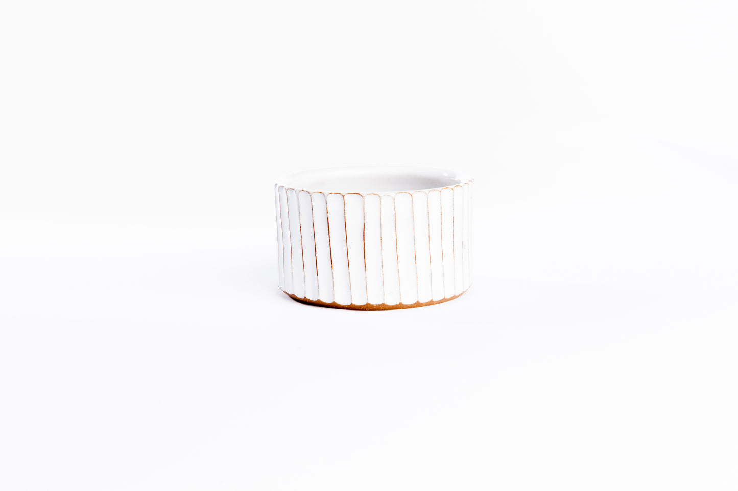 Fluted Ceramic Ramekin