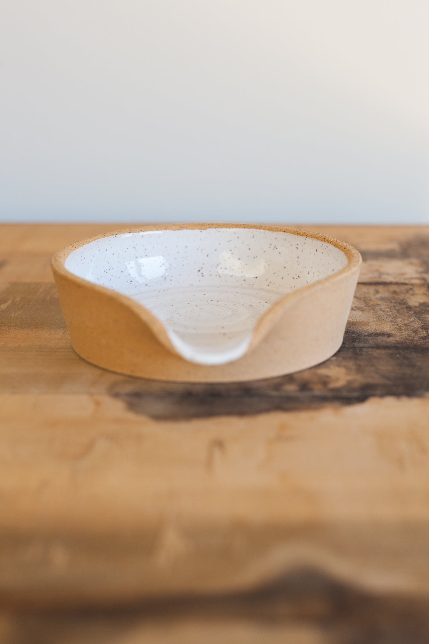 Speckled Ceramic Spoon Rest