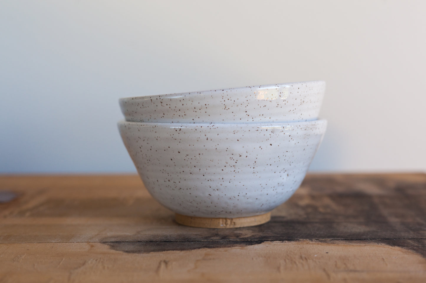 Speckled White Bowl